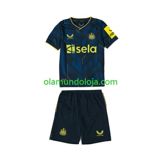 Camisola Newcastle United Criança Equipamento Terceiro 2023-2024 Manga Curta